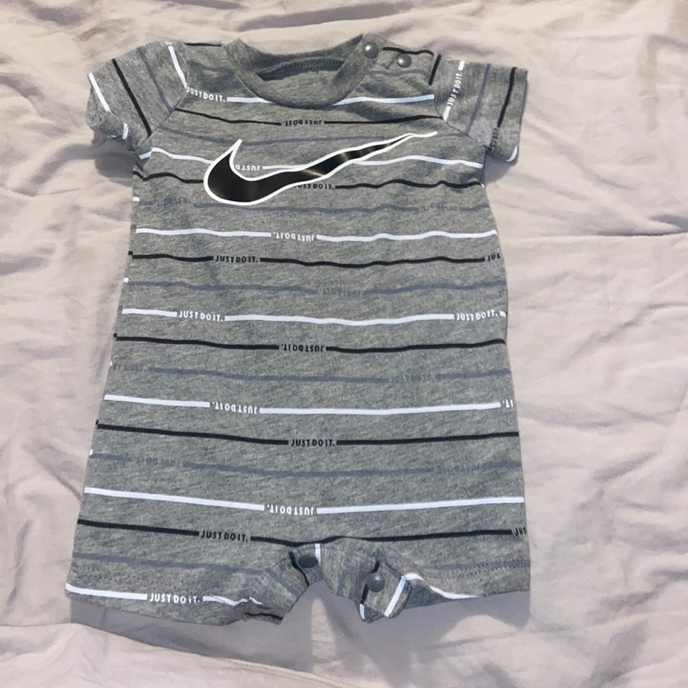 Nike Gray Onesie Newborn